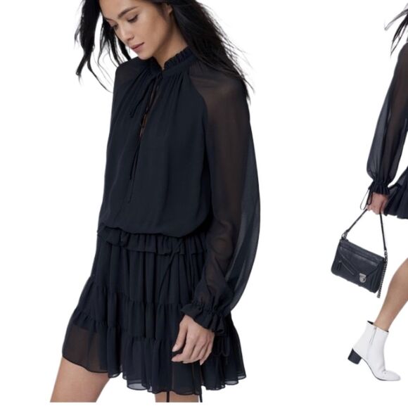 Rebecca Minkoff Dylan tiered ruffle dress XS 🎉HOST PICK🎉 - Picture 6 of 16